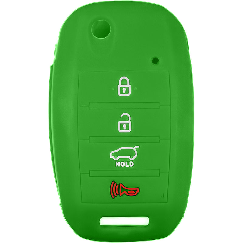 Silicone Key Fob Cover For Kia 4 Buttons Flipkey Remote