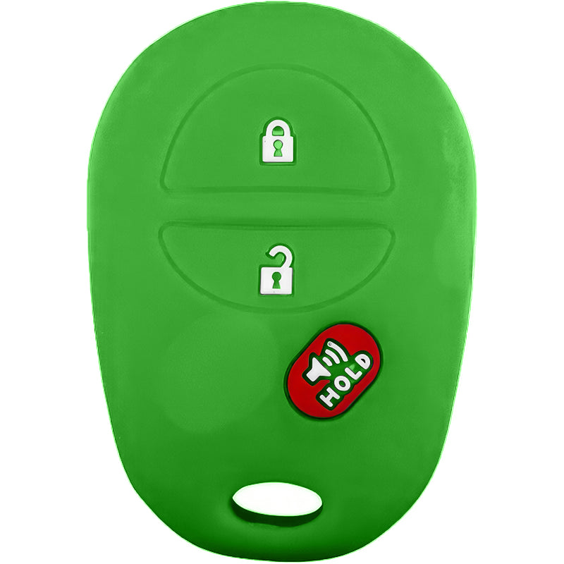 Silicone Key Fob Cover For Toyota 3 Buttons Regular Remote