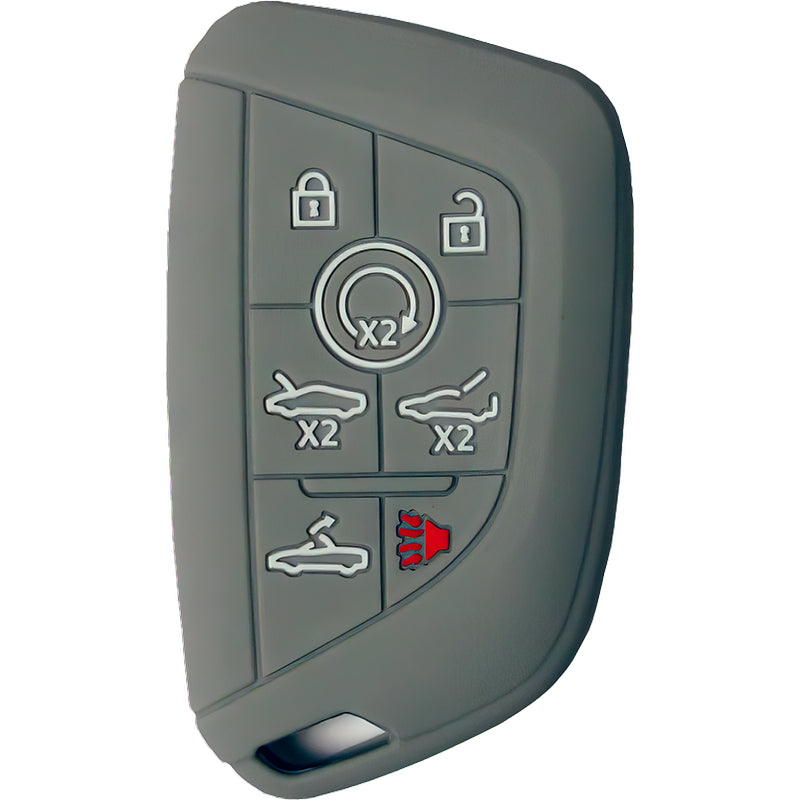 Silicone Key Fob Cover For Chevrolet 7 Buttons Smart Key Remote