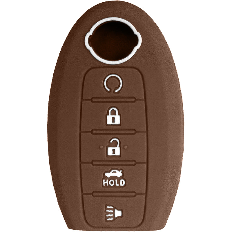 Silicone Key Fob Cover For Nissan 5 Buttons Smart Key Remote