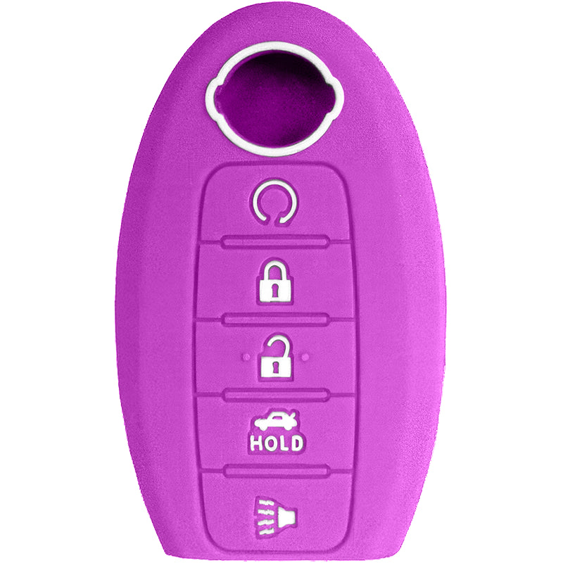 Silicone Key Fob Cover For Nissan 5 Buttons Smart Key Remote