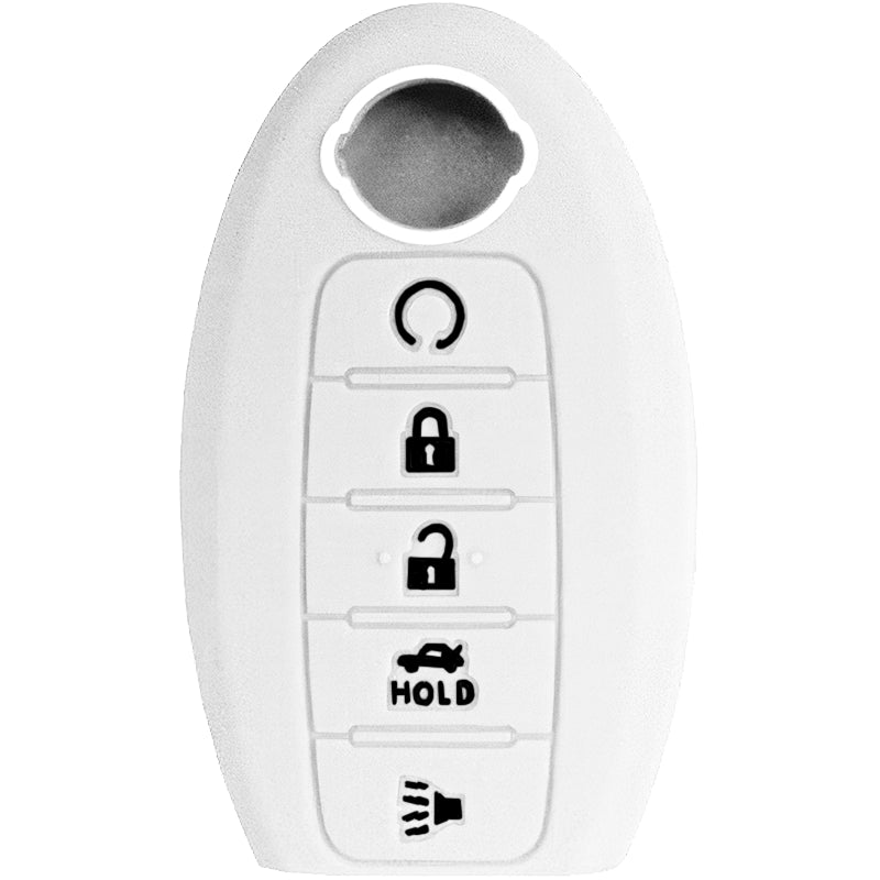 Silicone Key Fob Cover For Nissan 5 Buttons Smart Key Remote