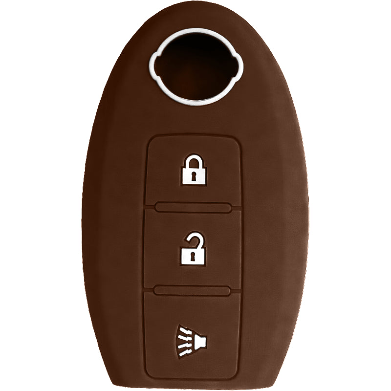 Silicone Key Fob Cover For Nissan 3 Buttons Smart Key Remote