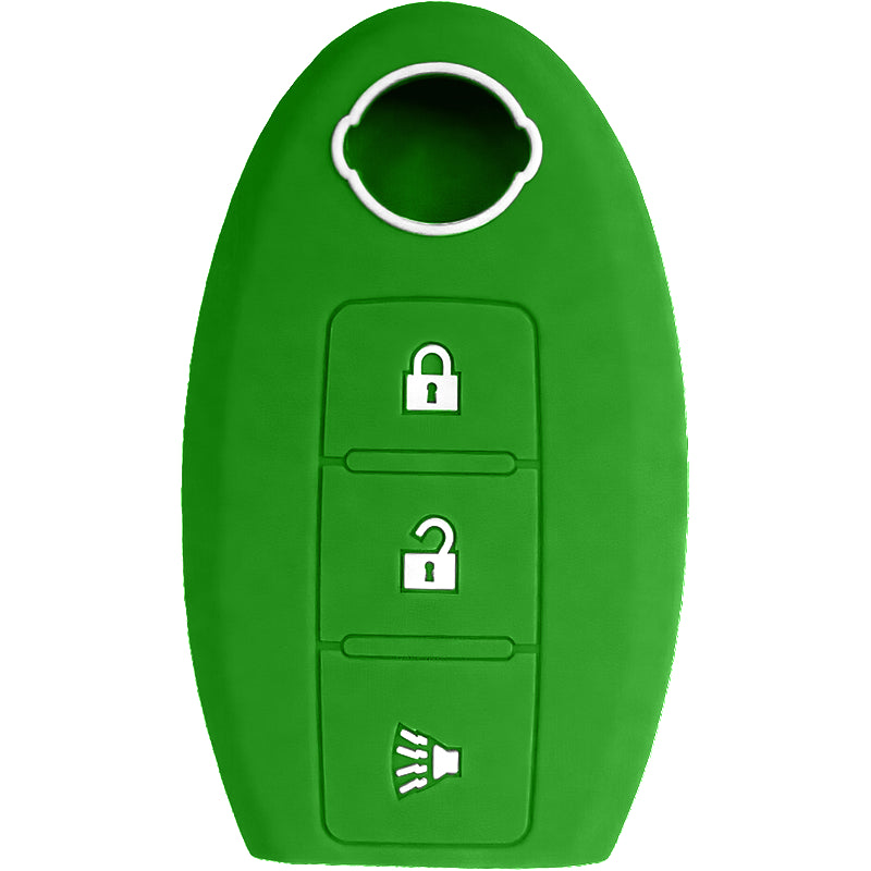 Silicone Key Fob Cover For Nissan 3 Buttons Smart Key Remote