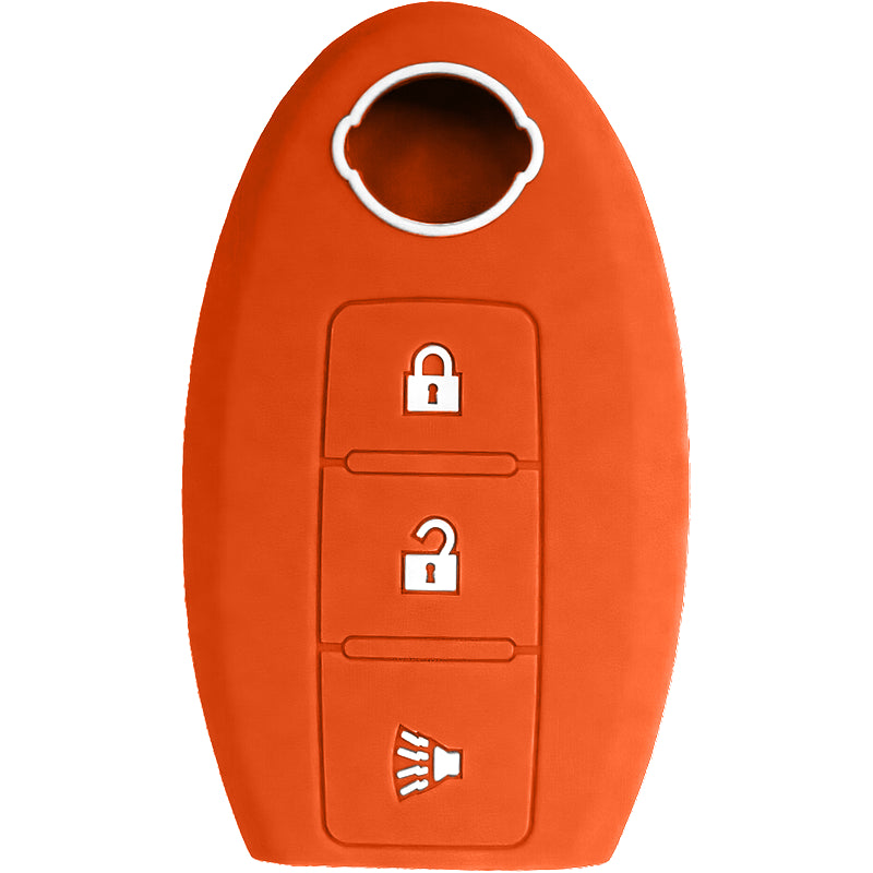 Silicone Key Fob Cover For Nissan 3 Buttons Smart Key Remote