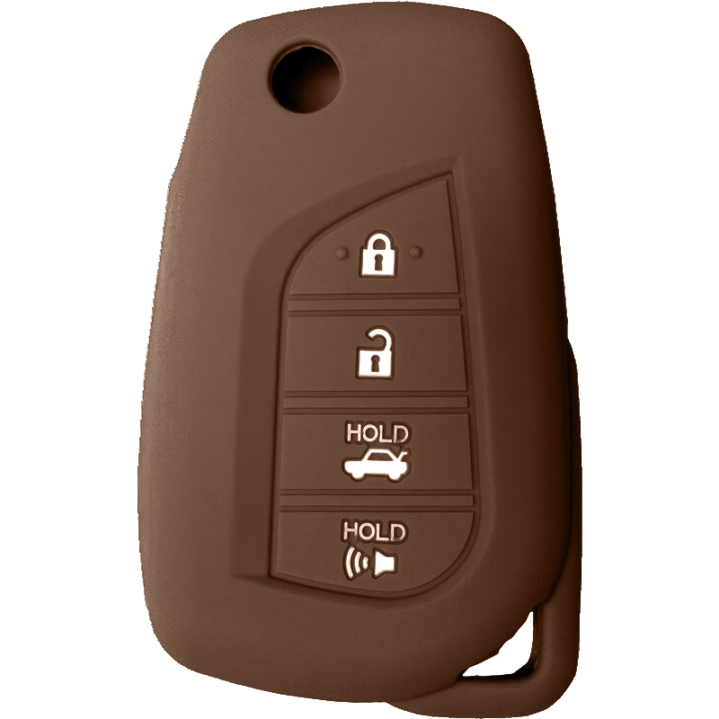 Silicone Protective Key Fob Cover For Toyota 4 Buttons Flipkey Remote