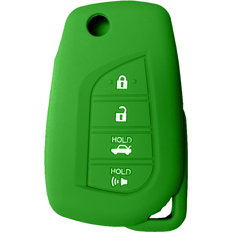 Silicone Protective Key Fob Cover For Toyota 4 Buttons Flipkey Remote