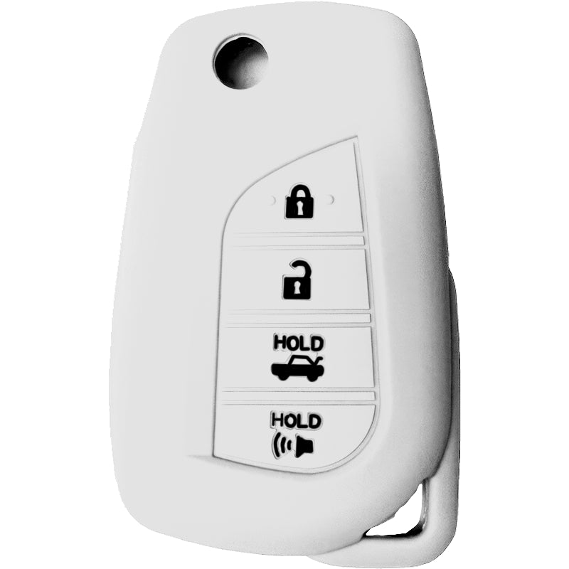 Silicone Protective Key Fob Cover For Toyota 4 Buttons Flipkey Remote