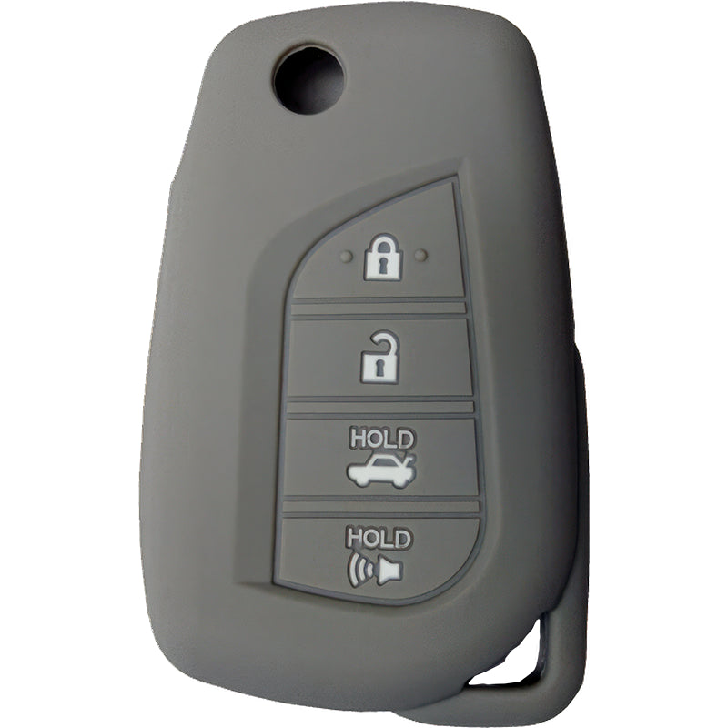 Silicone Protective Key Fob Cover For Toyota 4 Buttons Flipkey Remote