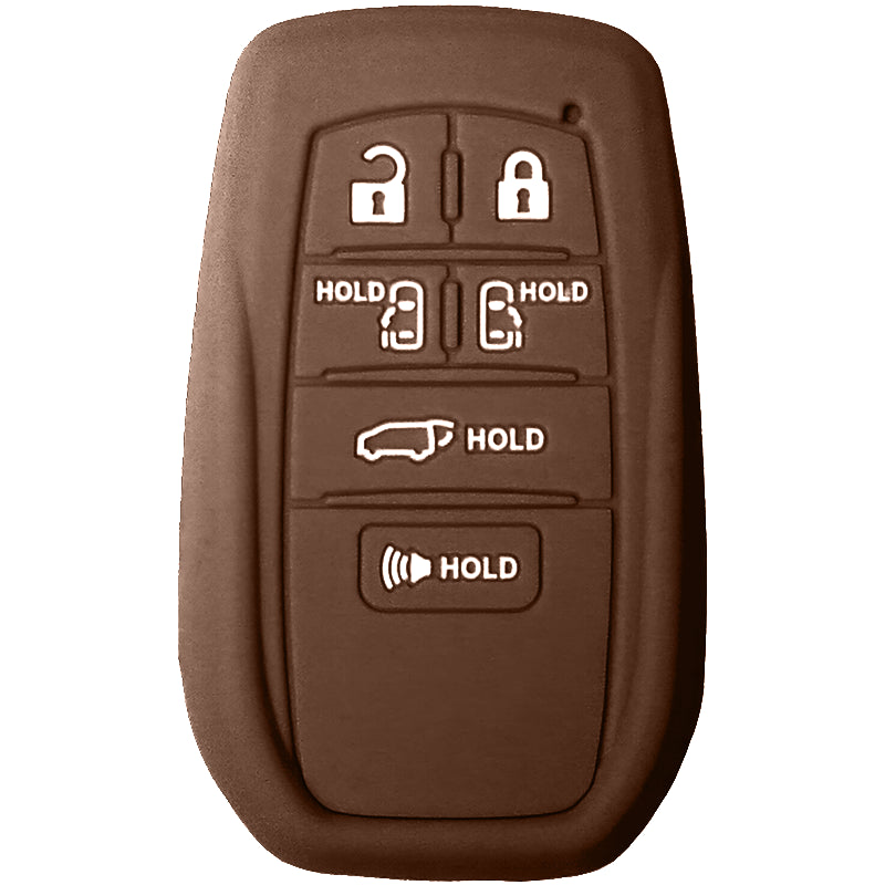Silicone Protective Key Fob Cover For Toyota 6 Buttons Smart Key Remote
