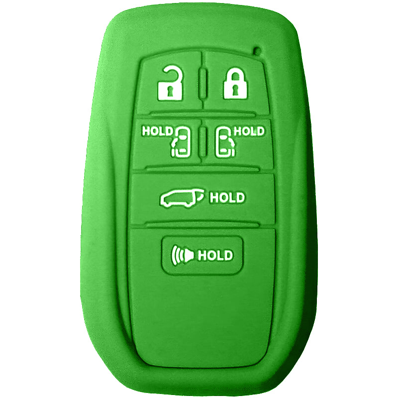Silicone Protective Key Fob Cover For Toyota 6 Buttons Smart Key Remote