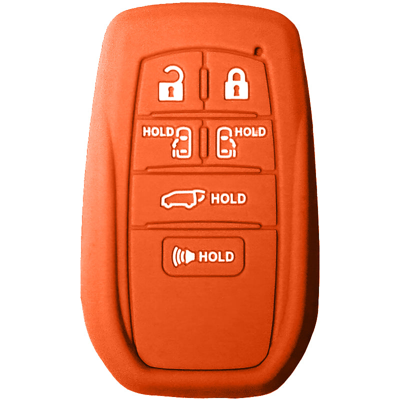 Silicone Protective Key Fob Cover For Toyota 6 Buttons Smart Key Remote