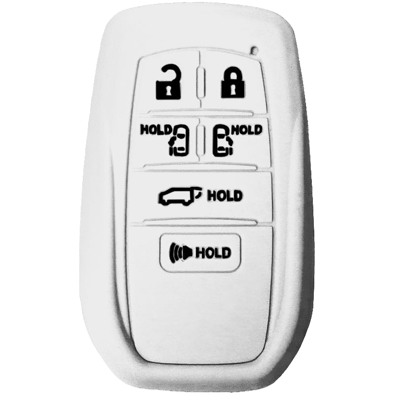 Silicone Protective Key Fob Cover For Toyota 6 Buttons Smart Key Remote