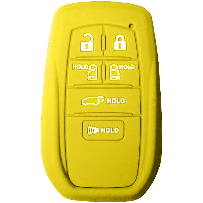 Silicone Protective Key Fob Cover For Toyota 6 Buttons Smart Key Remote