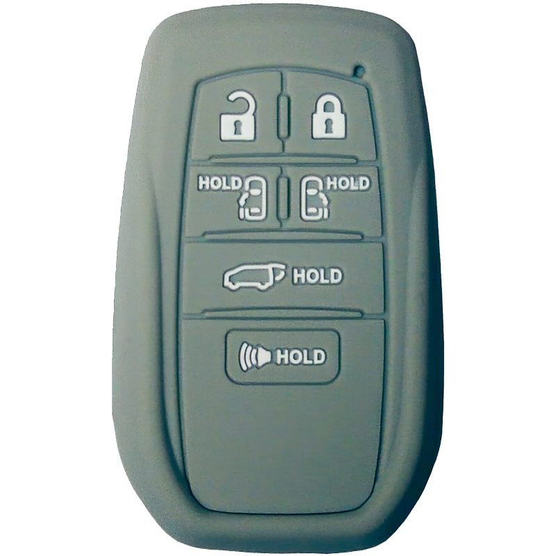 Silicone Protective Key Fob Cover For Toyota 6 Buttons Smart Key Remote