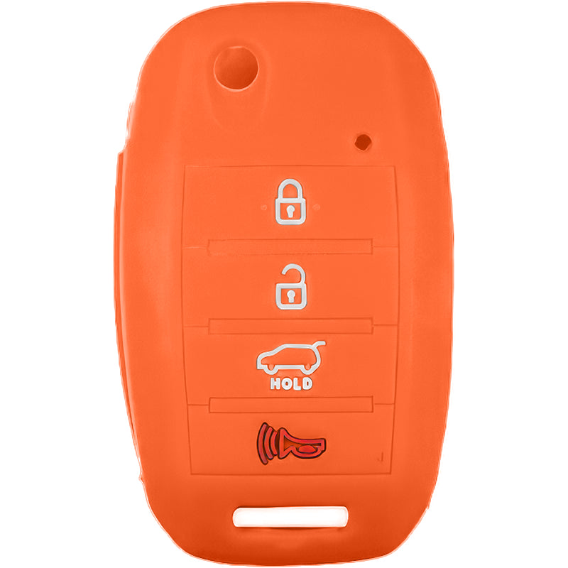 Silicone Key Fob Cover For Kia 4 Buttons Flipkey Remote