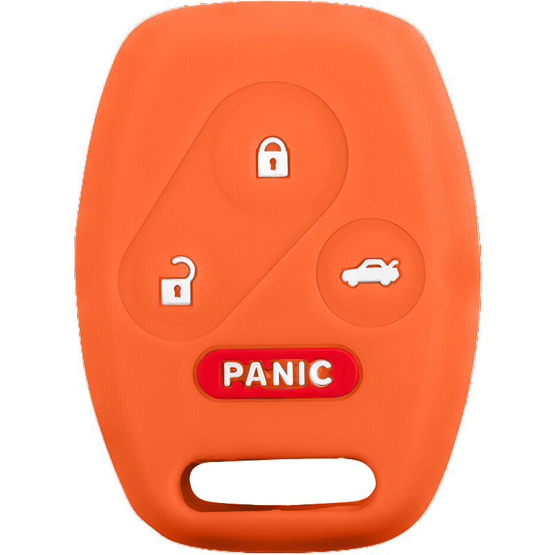 Silicone Key Fob Cover For Honda 4 Buttons Remote Head Key