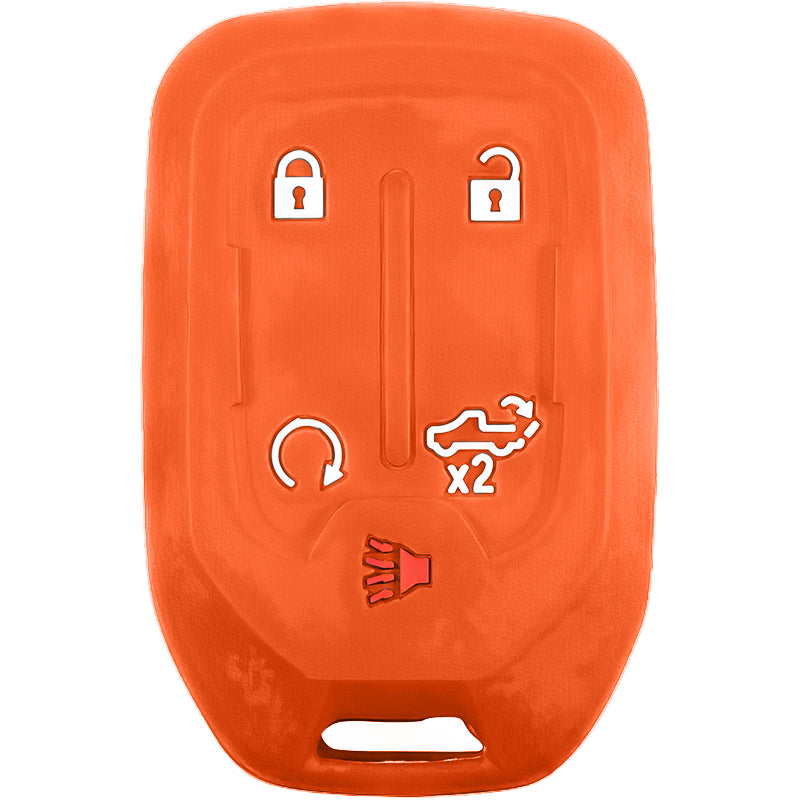 Silicone Key Fob Cover For GMC 5 Buttons Smart Key Remote