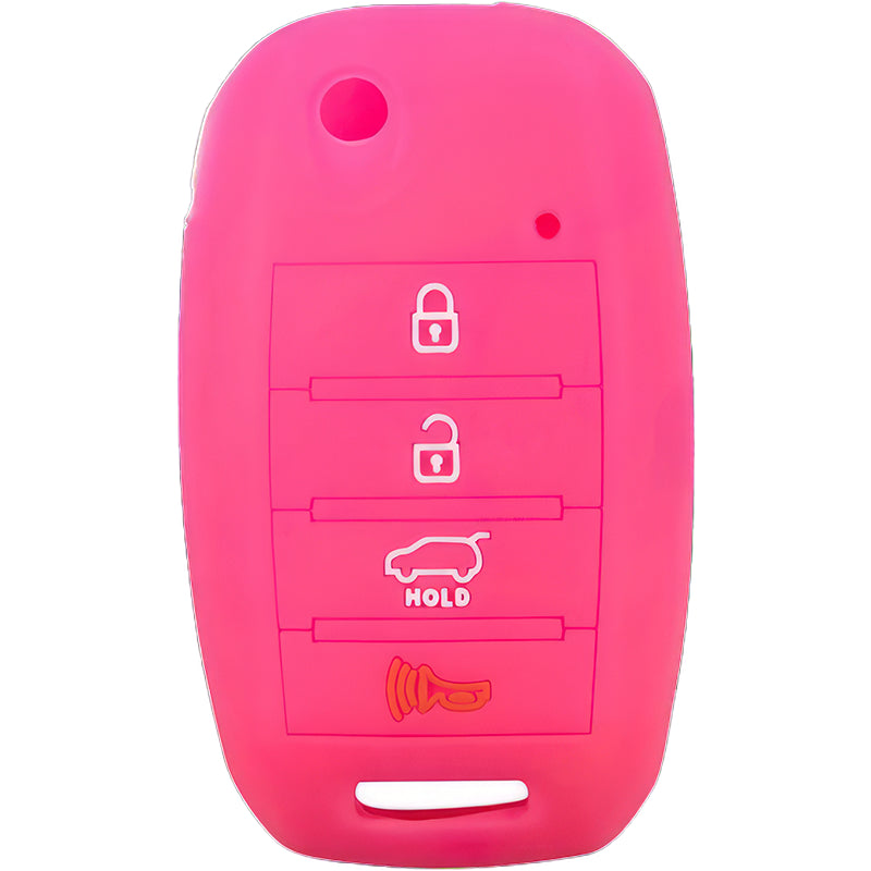 Silicone Key Fob Cover For Kia 4 Buttons Flipkey Remote