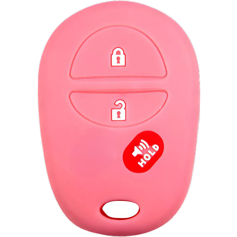 Silicone Key Fob Cover For Toyota 3 Buttons Regular Remote