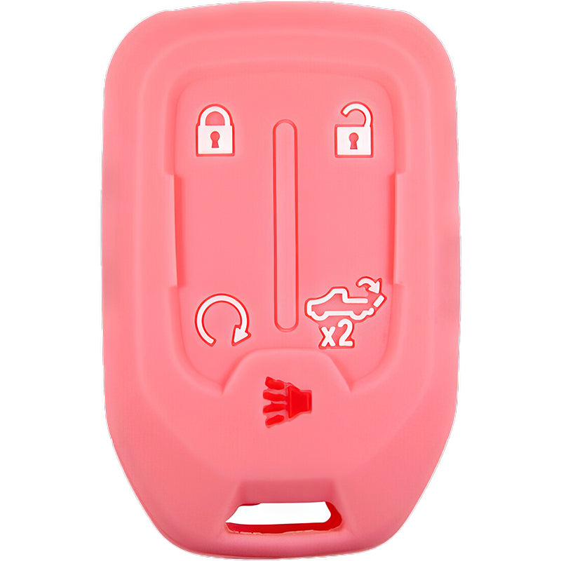 Silicone Key Fob Cover For GMC 5 Buttons Smart Key Remote