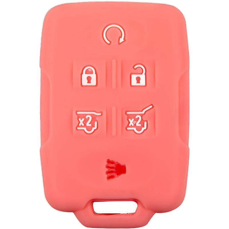 Silicone Key Fob Cover For GM 6 Buttons Remote