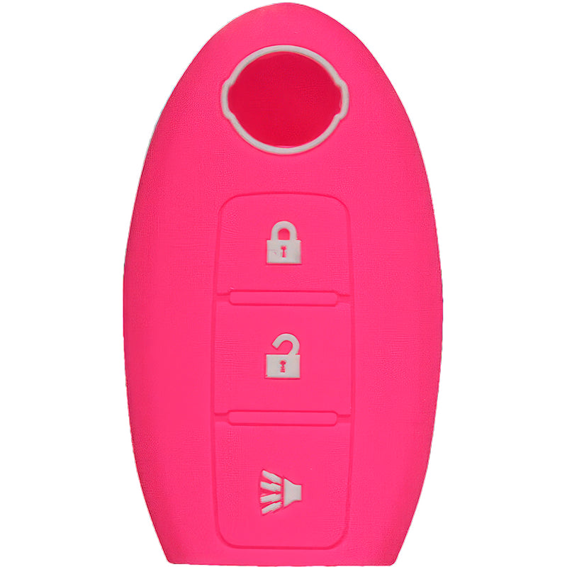 Silicone Key Fob Cover For Nissan 3 Buttons Smart Key Remote