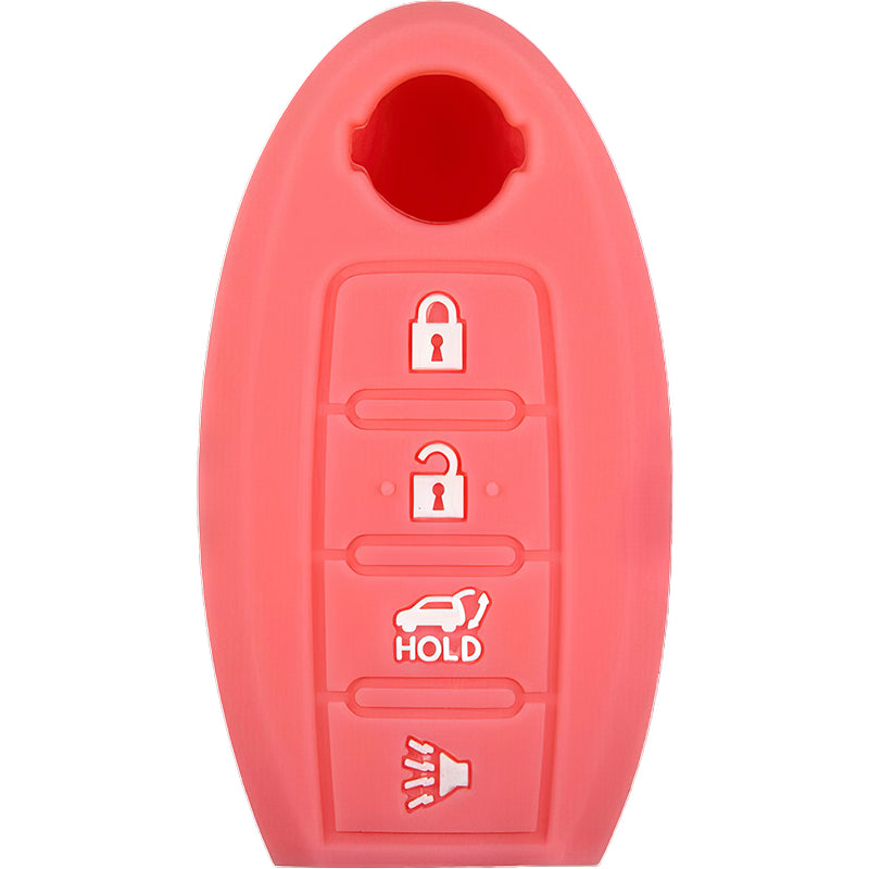 Silicone Key Fob Cover For Nissan 4 Buttons Smart Key Remote