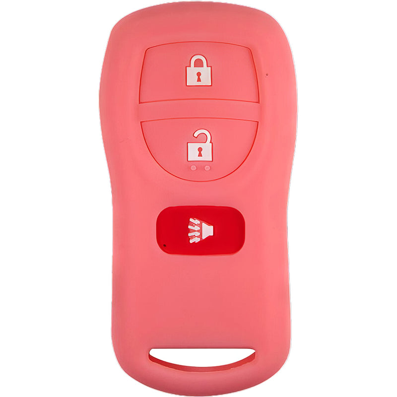 Silicone Key Fob Cover For Nissan 3 Buttons Regular Remote