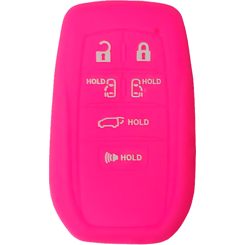 Silicone Protective Key Fob Cover For Toyota 6 Buttons Smart Key Remote