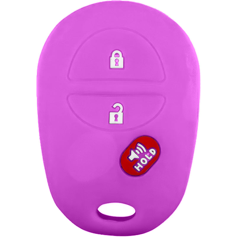 Silicone Key Fob Cover For Toyota 3 Buttons Regular Remote