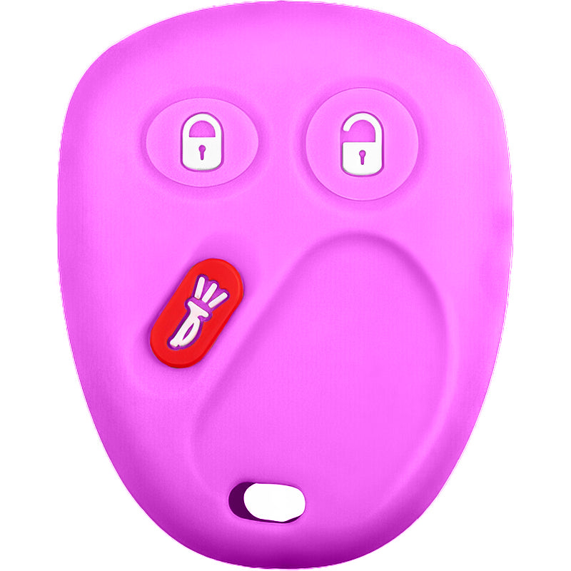 Silicone Key Fob Cover For GM 3 Buttons Remote