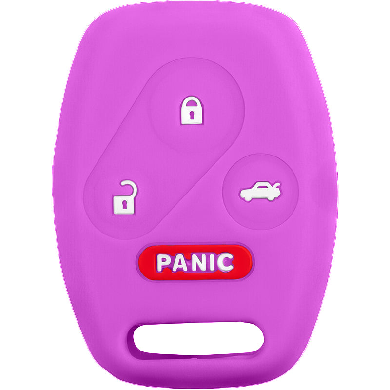 Silicone Key Fob Cover For Honda 4 Buttons Remote Head Key