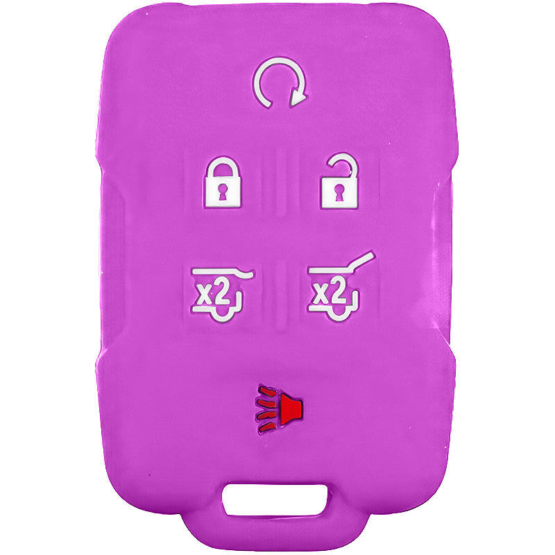 Silicone Key Fob Cover For GM 6 Buttons Remote