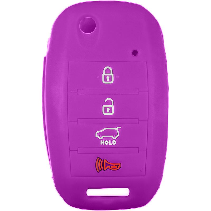 Silicone Key Fob Cover For Kia 4 Buttons Flipkey Remote