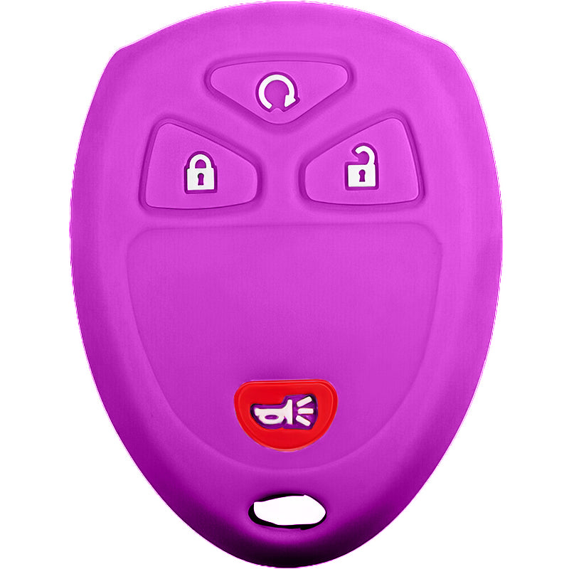 Silicone Key Fob Cover For GM 4 Buttons Remote