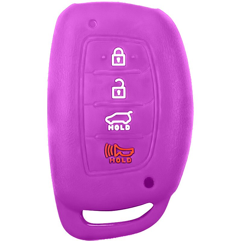 Silicone Protective Cover for Hyundai 4 Buttons TQ8-FOB-4F07