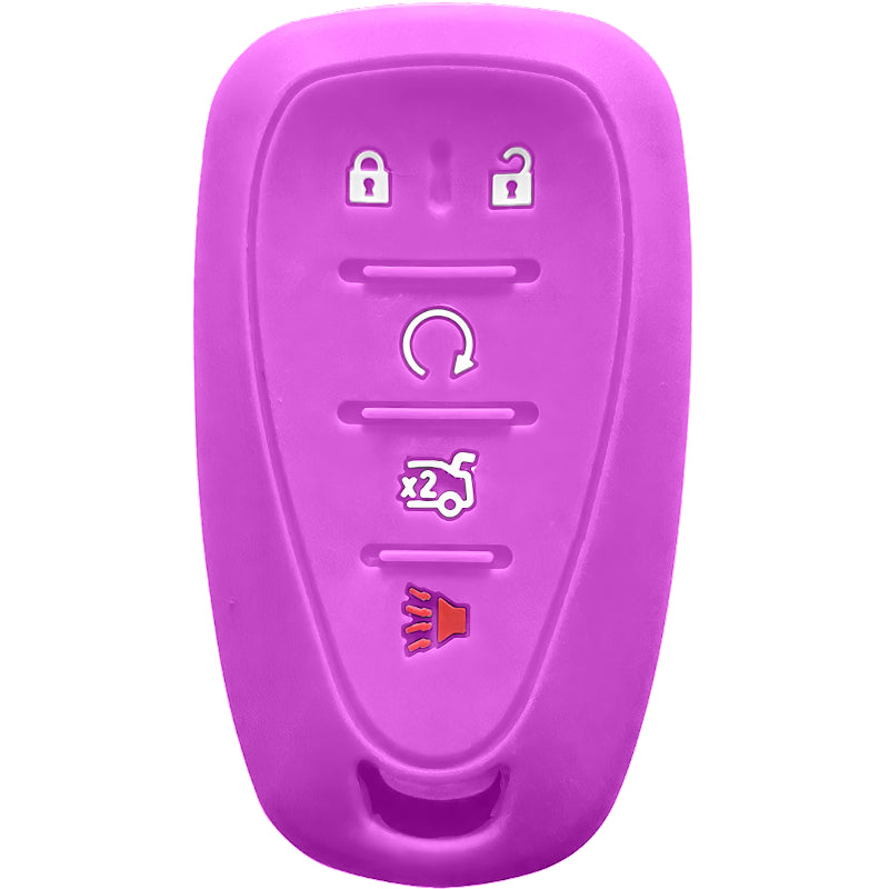 Silicone Protective Cover For Chevrolet 5 Buttons Smart Key Remote