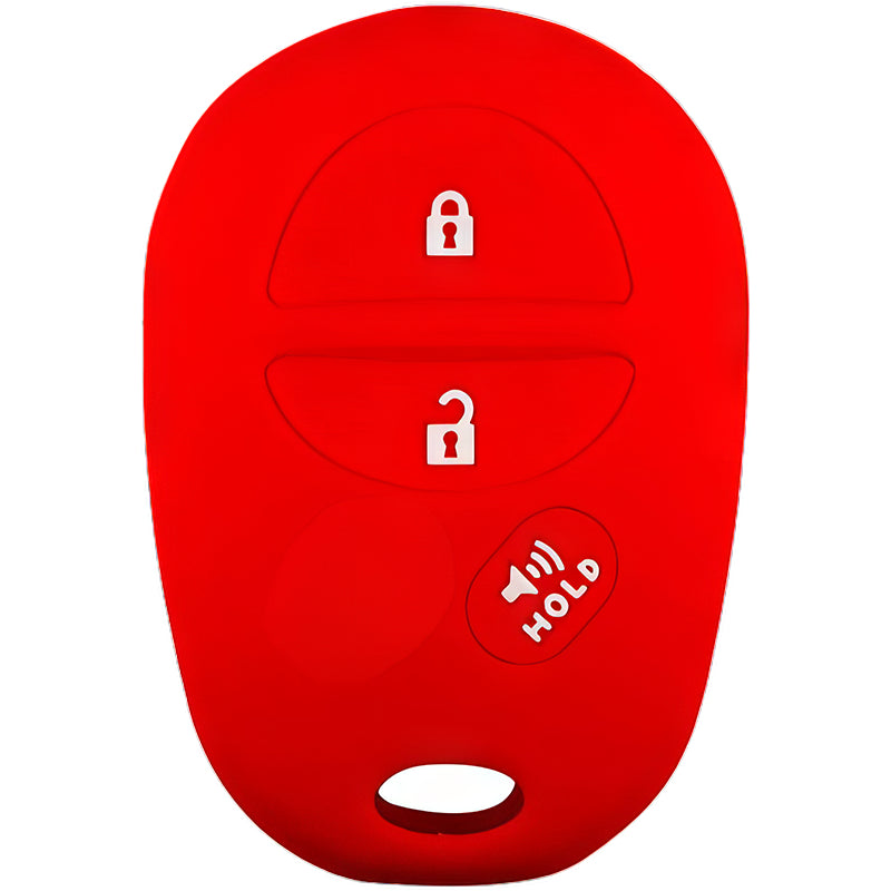 Silicone Key Fob Cover For Toyota 3 Buttons Regular Remote