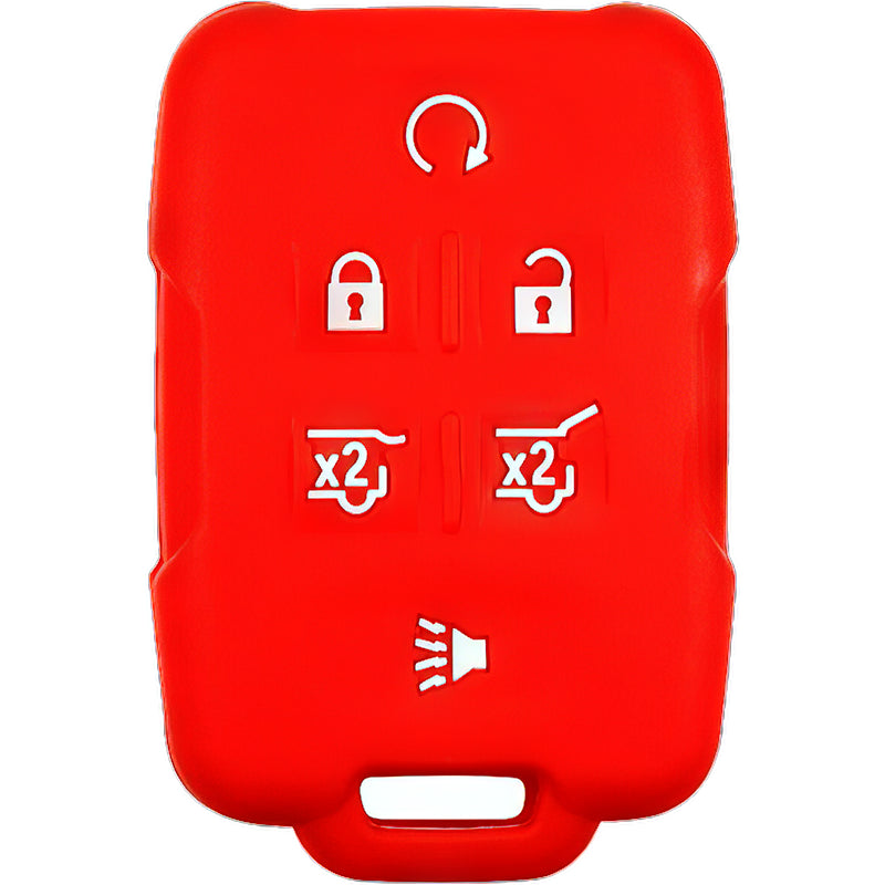 Silicone Key Fob Cover For GM 6 Buttons Remote