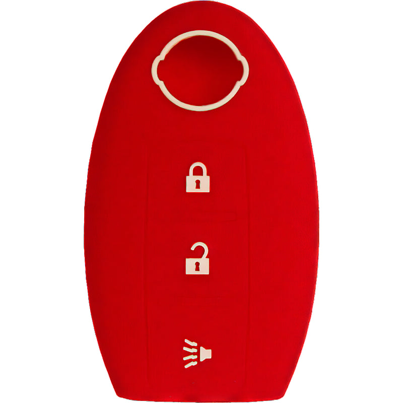 Silicone Key Fob Cover For Nissan 3 Buttons Smart Key Remote