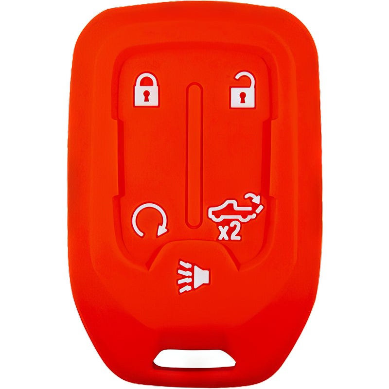Silicone Key Fob Cover For GMC 5 Buttons Smart Key Remote