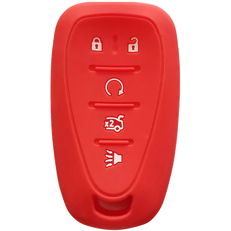 Silicone Protective Cover For Chevrolet 5 Buttons Smart Key Remote