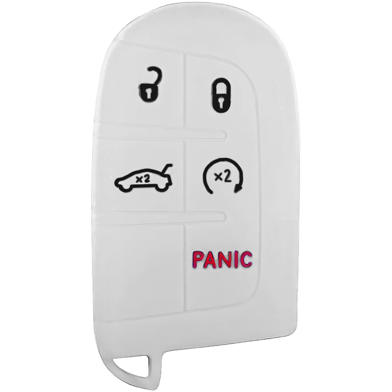 Silicone Protective Key Fob Cover For Jeep/Dodge/Chrysler 5 Buttons Smart Key Remote