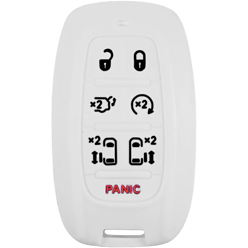 Silicone Protective Key Fob Cover For Chrysler 7 Buttons Smart Key Remote