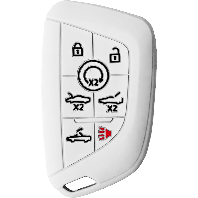 Silicone Key Fob Cover For Chevrolet 7 Buttons Smart Key Remote