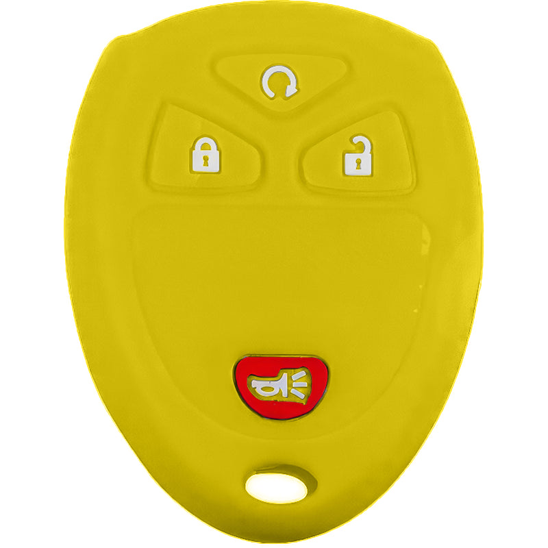 Silicone Key Fob Cover For GM 4 Buttons Remote