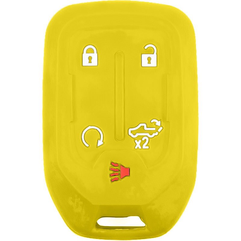 Silicone Key Fob Cover For GMC 5 Buttons Smart Key Remote