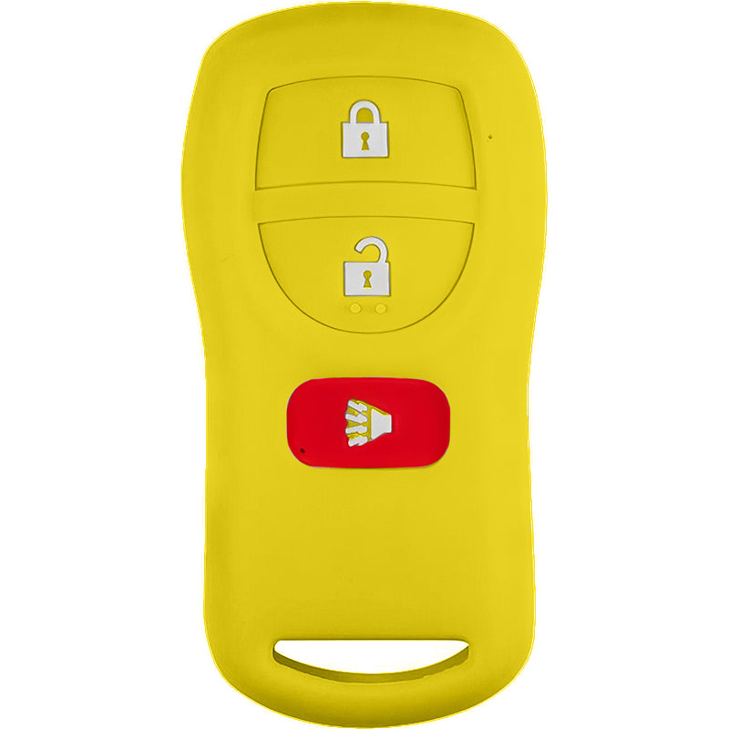 Silicone Key Fob Cover For Nissan 3 Buttons Regular Remote