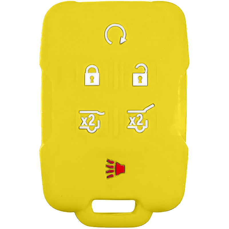 Silicone Key Fob Cover For GM 6 Buttons Remote